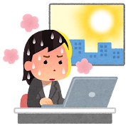 日光浴をする女性のイラスト無料のフリー素材 イラストエイト