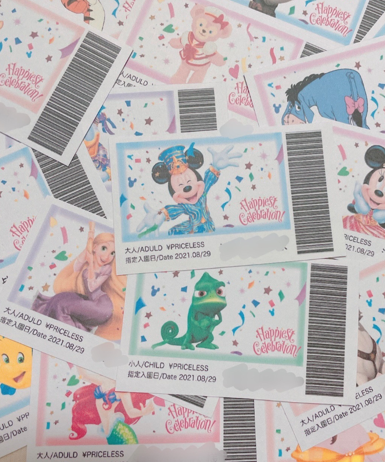 ディズニー チケット デザイン」のアイデア