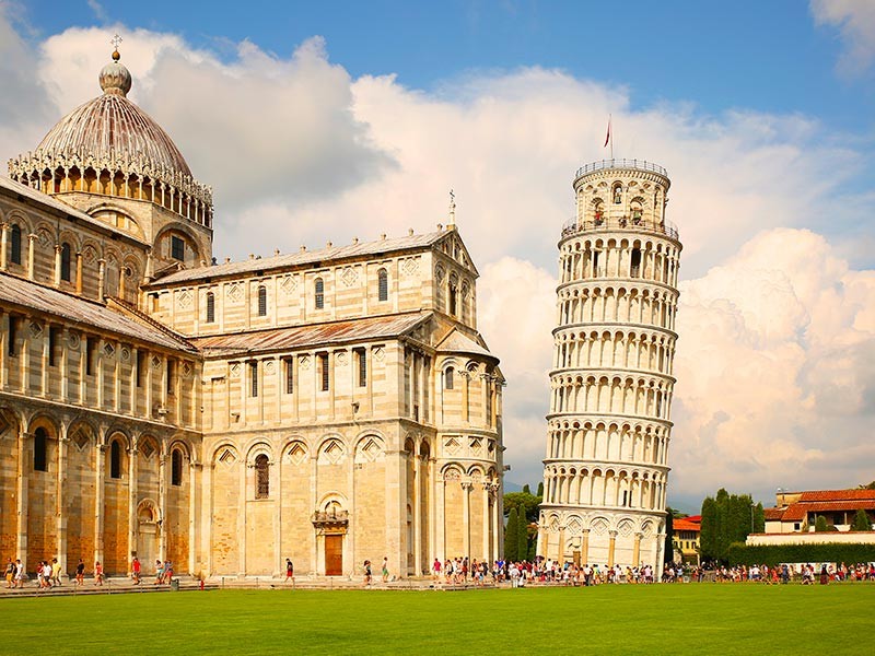 比萨斜塔-大教堂+登塔 比萨斜塔登顶+大教堂