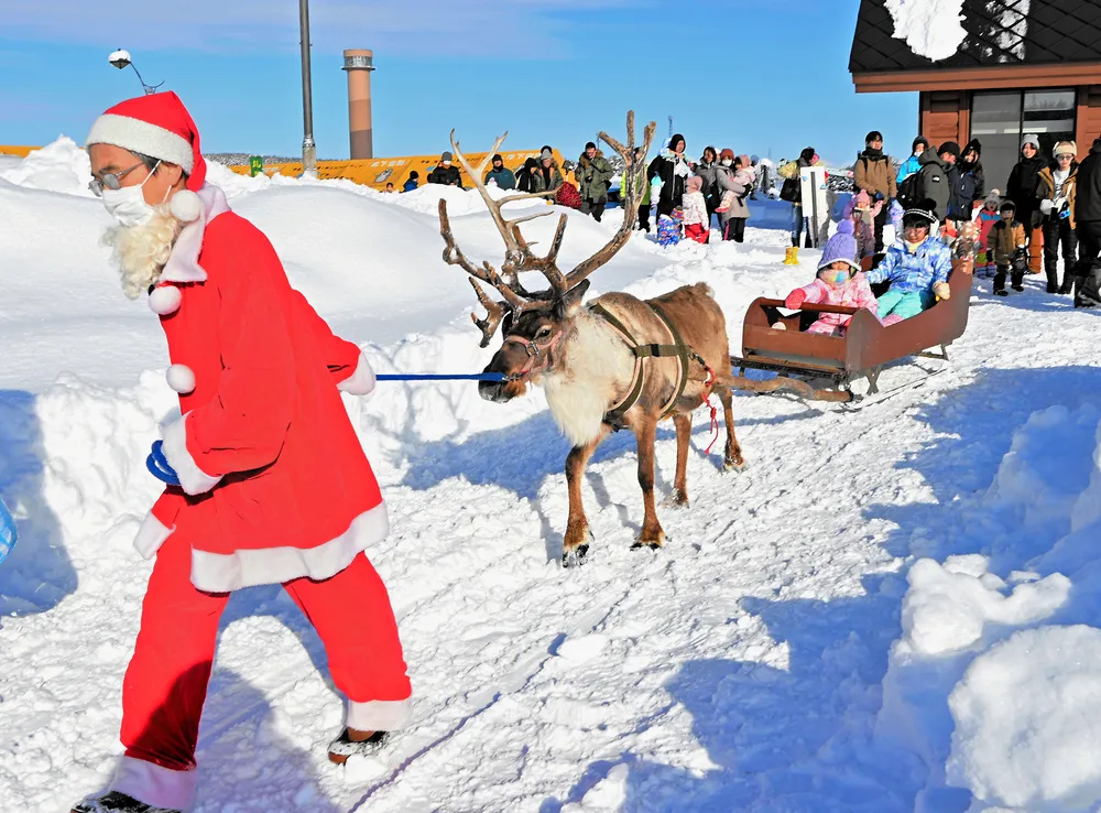 2025 リヴァイでソリ乗りのトナカイ体験、提供元：Snowmobile Park LeviSirkka, フィンランド