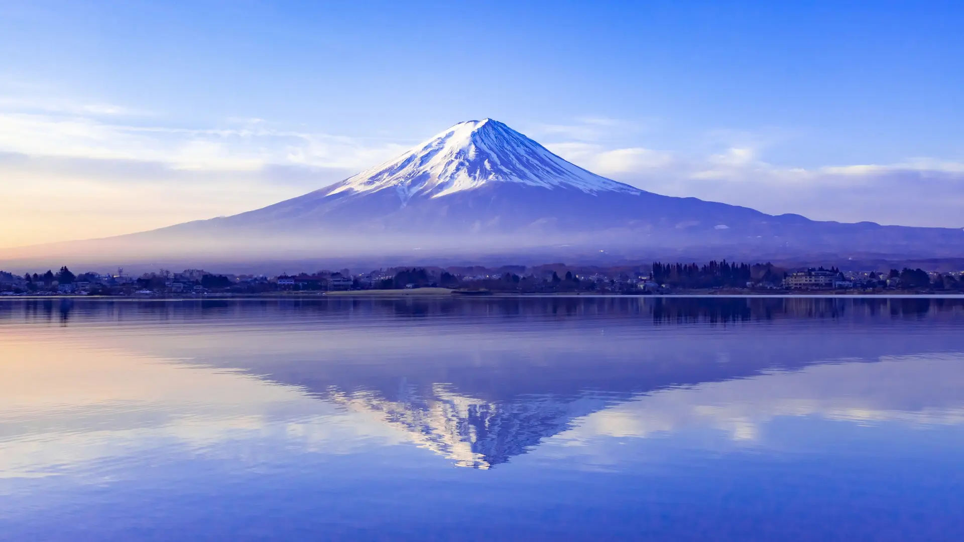 2010年冬の富士を求めて！Vol.2 山中湖から見た紅富士と逆富士 』富士五湖