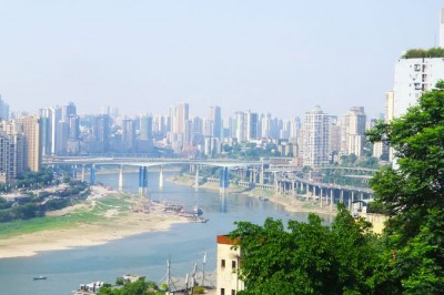 青空と上から見た都会のビル群の写真素材92520389- PIXTA