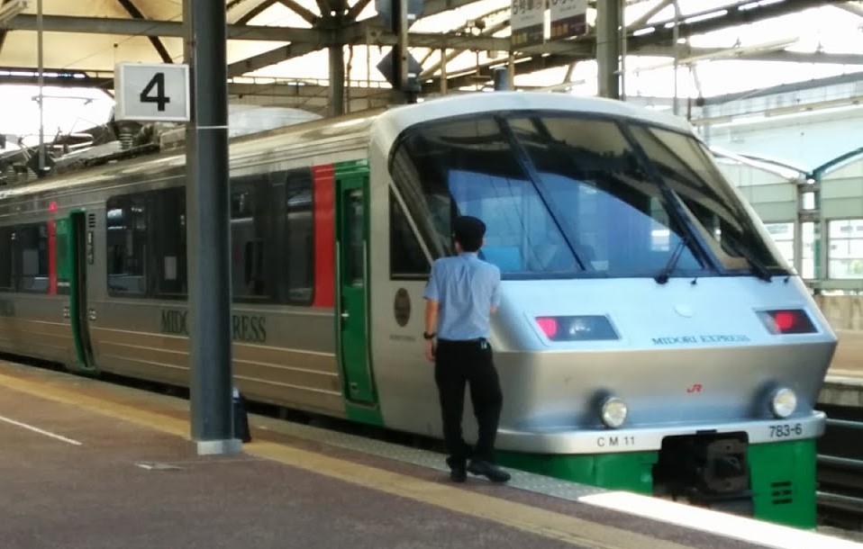 国立でE353系と緑帯のE257系torideの鉄ブログのブログ