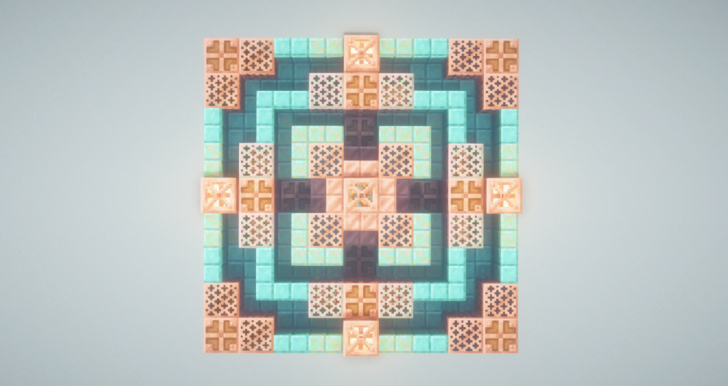 Minecraft 1.21建築デザイン 床のアイデア -