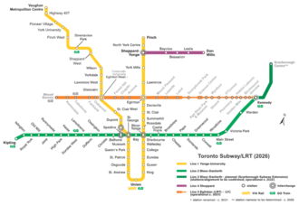 トロントの交通機関