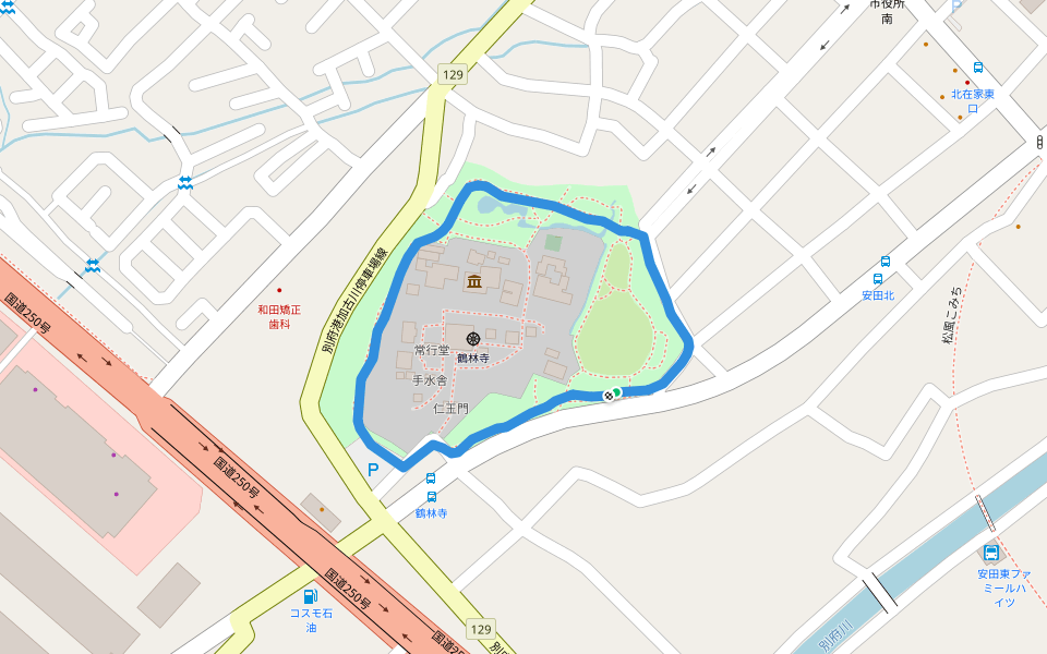 鶴林寺公園」 加古川市-公園 緑地-〒675-0031 の地図 アクセス