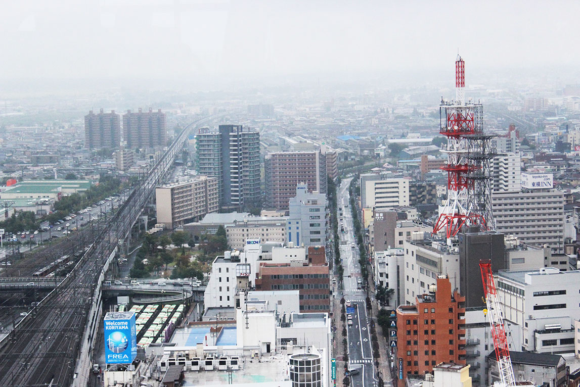 磐梯吾妻スカイライン 展望台の夜景 福島県福島市