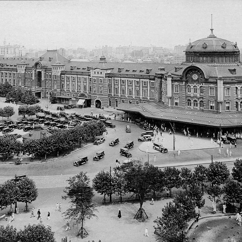 東京駅１９６０年１月Tokyo Station Jan'60Osaka-bound