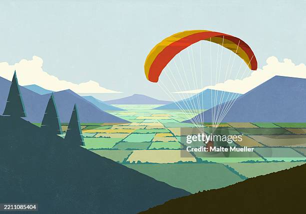 パラグライダーのベクトル - 無料の高品質ベクトルを Freepik