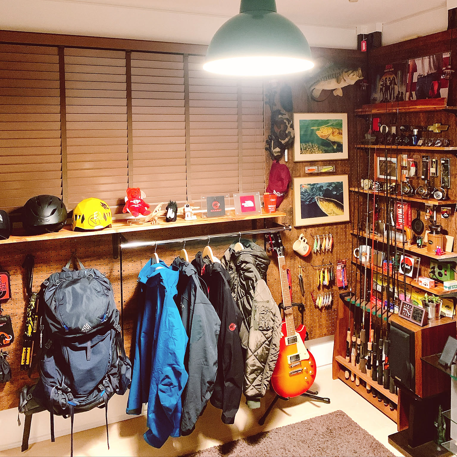 登山者のための 山道具収納リフォームW MOUNTAIN