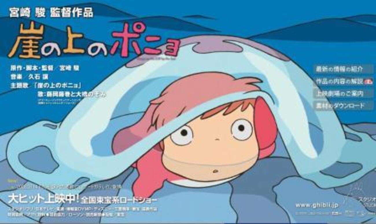 初めて何回かポニョを見たときには気づかなかった、ちょっとした瞬間 宗介が必死に走ってるのに、ポニョは全然余裕なとこ。 : r ghibli
