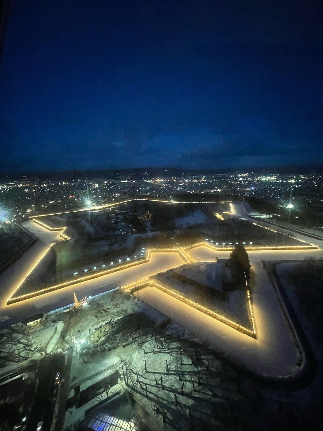 五稜郭タワーの夜景北海道函館市-こよなく夜景を愛する人へ