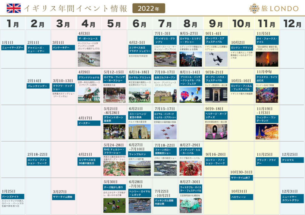 イギリスの10月、11月、12月おすすめ人気イベント特集！ - Spin The Earth