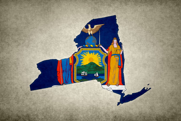 TOSPA ニューヨーク州旗 アメリカ合衆国の州旗 120×180ｃｍ