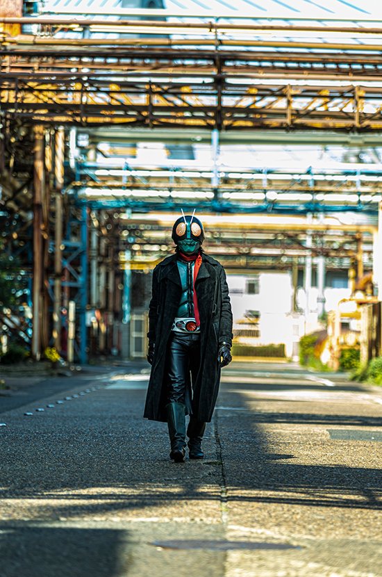 映画「シン・仮面ライダー」パネル展 市内撮影など制作の裏側 宇部全国郷土紙連合