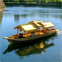 天下一の黄金の和船 大阪城御座船 - 大阪中心 The