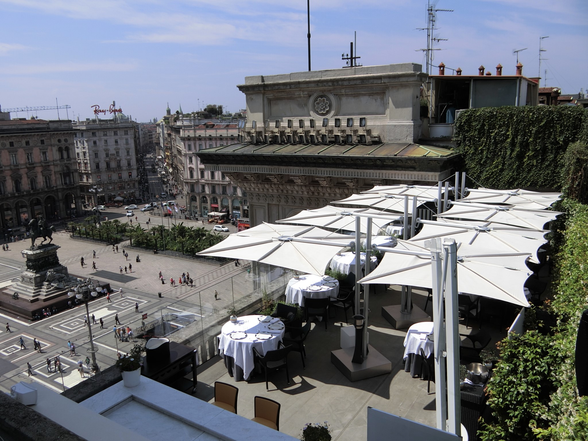 ミラノ ドゥオーモ大聖堂の屋上 & 乗り降り自由のバスチケット