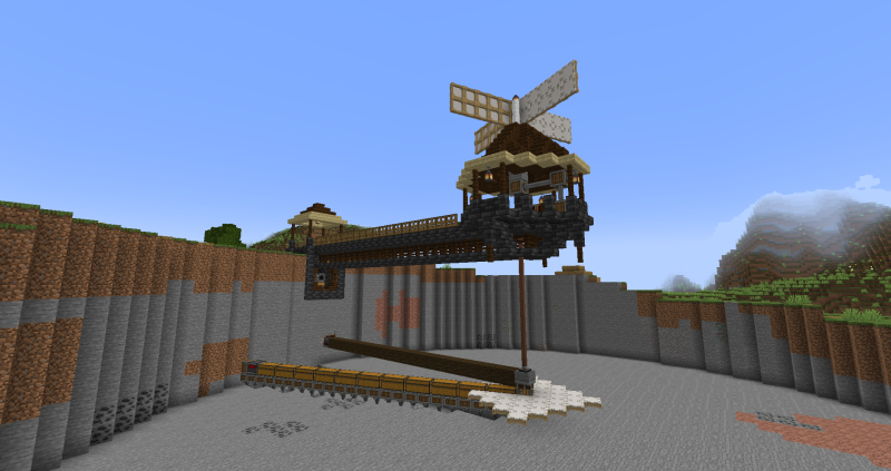 高さ226マス！岩盤露天掘りしてプラマイ場作ってみた！マイクラサバイバルマルチ