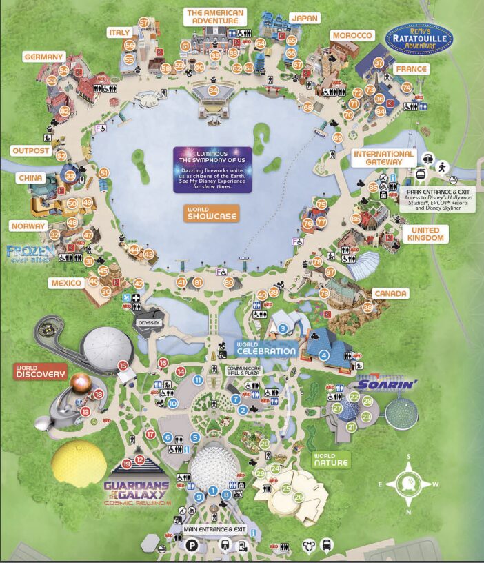 ディズニーワールド ディズニー フロアマップガイド ディズニーワールド ディズニー