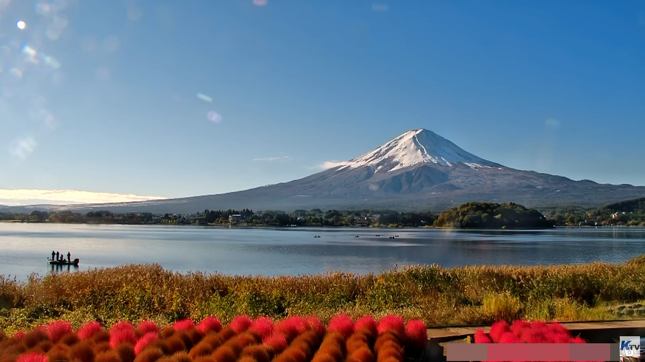 富士山ライブカメラ-河口湖大石湖畔