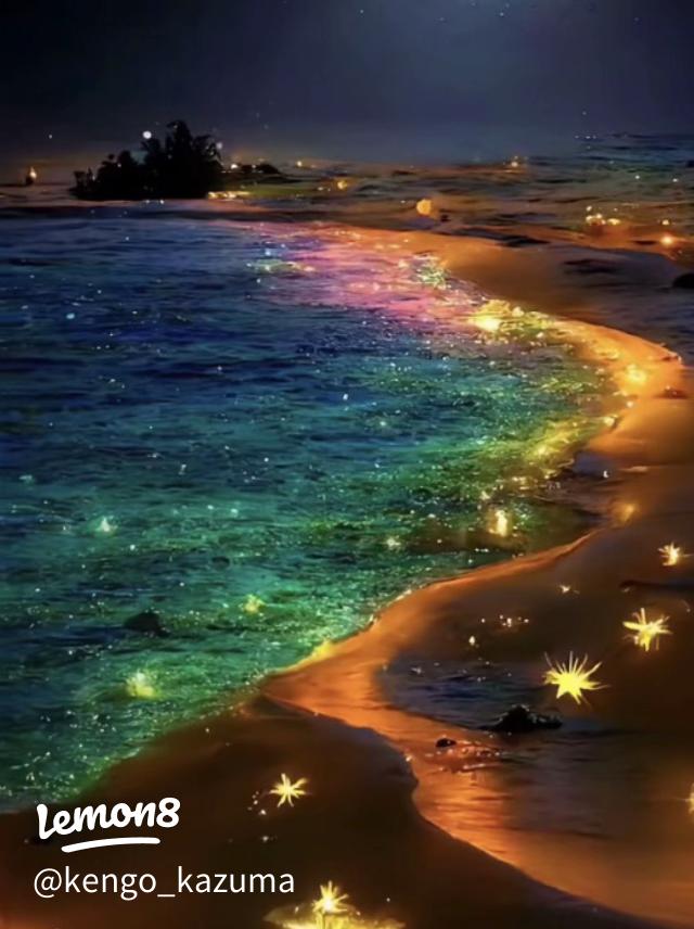 夜の海岸で手持ち花火をする若い男女の写真素材FYI08252919ストックフォトの Qlean Market