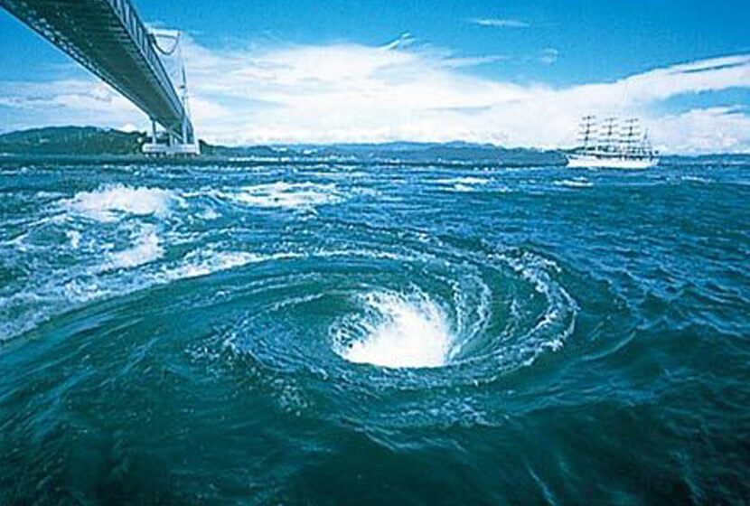 鳴門海峡の渦潮 世界一の理由と発生するメカニズムアワタビ