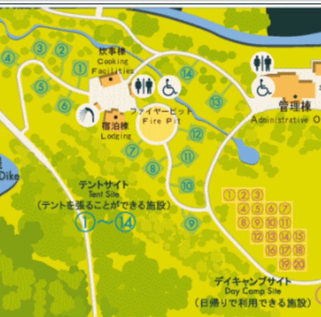 水の森公園キャンプ場 宮城県 こころから