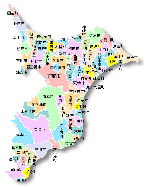 千葉県観光マップ 千葉県使える無料地図ガイド