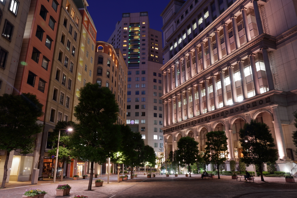 ローマの夜景、サンピエトロ大聖堂を背景にしたテヴェレ川。イタリアのランドマークPremium写真