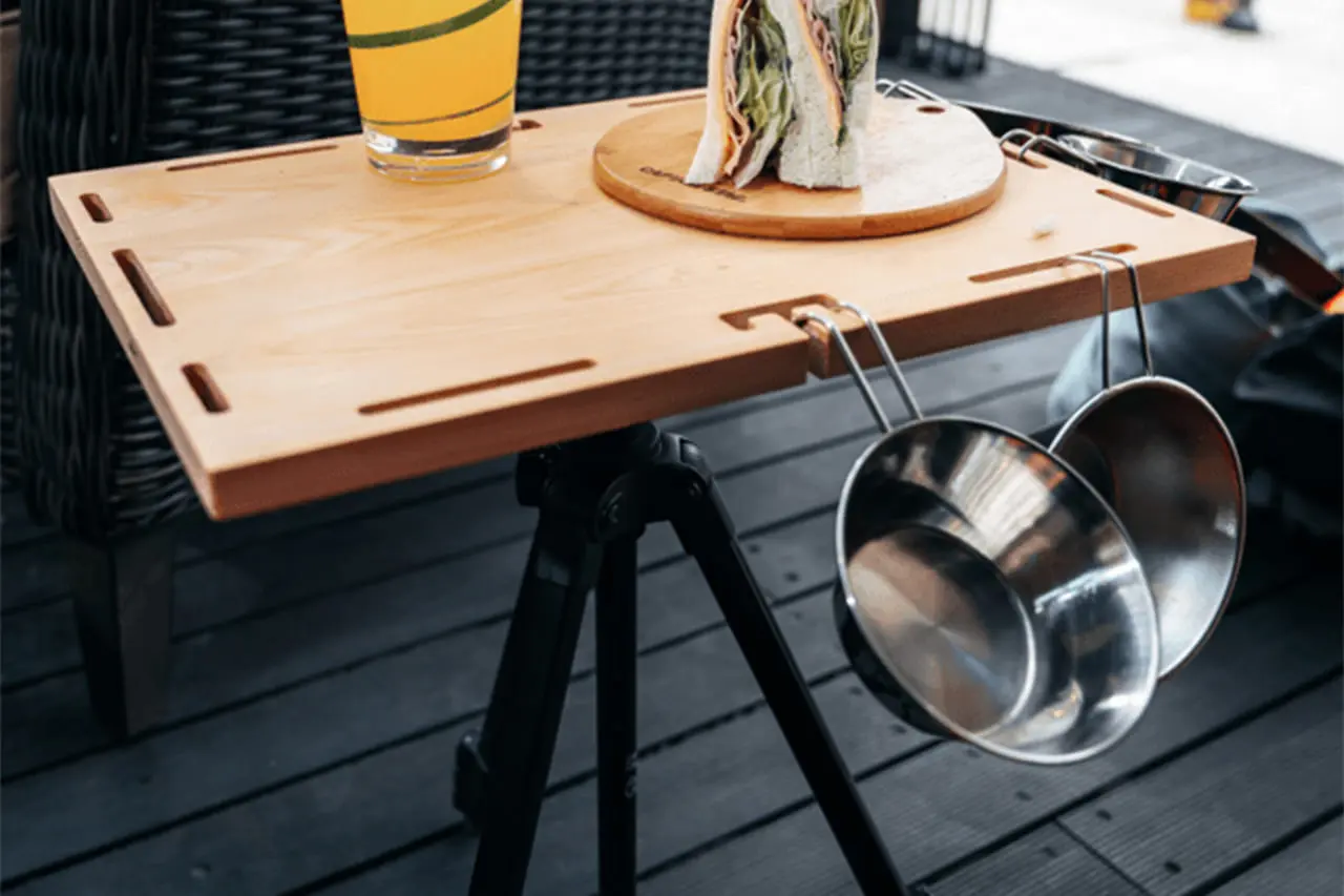 三脚テーブル 後付・テーブル・支柱・三脚取付・小型・バッテリー置き・マイク置きEZ2-DGCAM039激安通販のイーサプライ