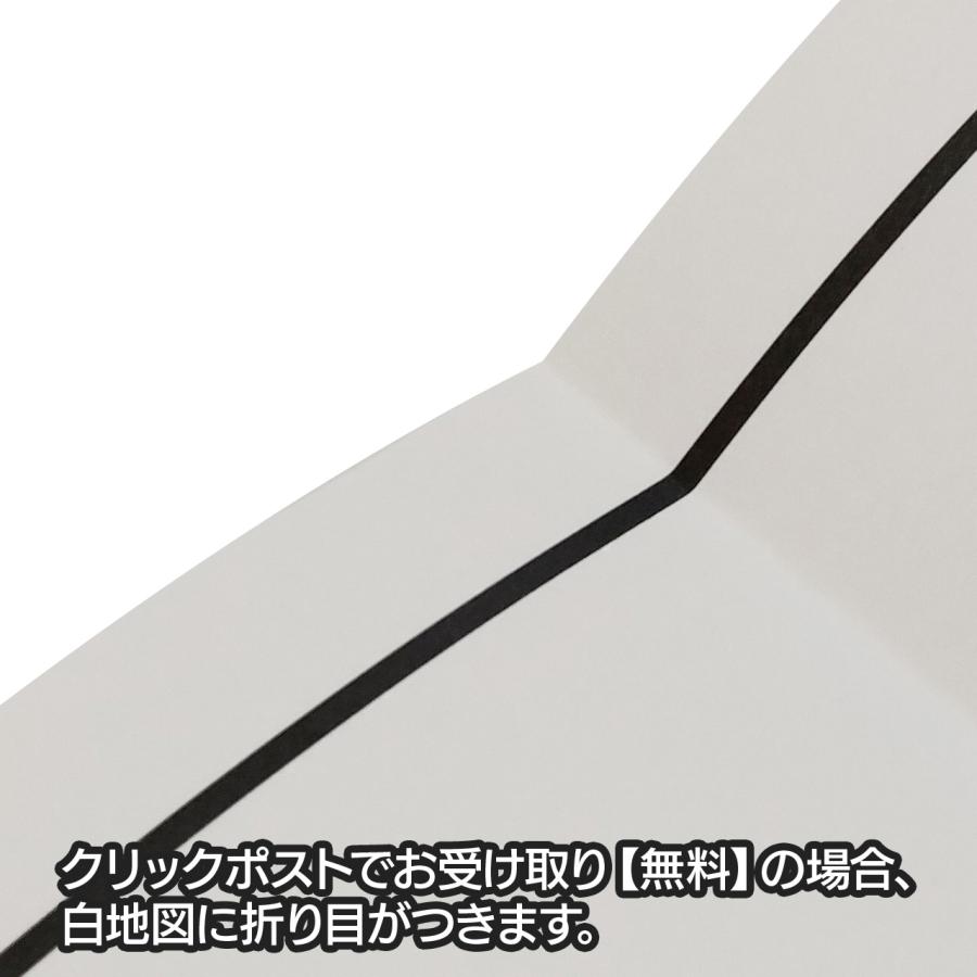 グリーンランドの地図ポスター 書ける白地図 2枚入り