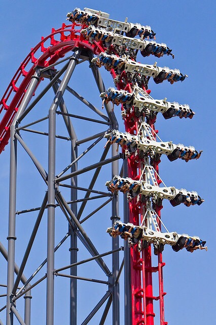 絶叫コースター アメリカ シックスフラッグス マジックマウンテンに行ってきた！ゆうちゃすブログ