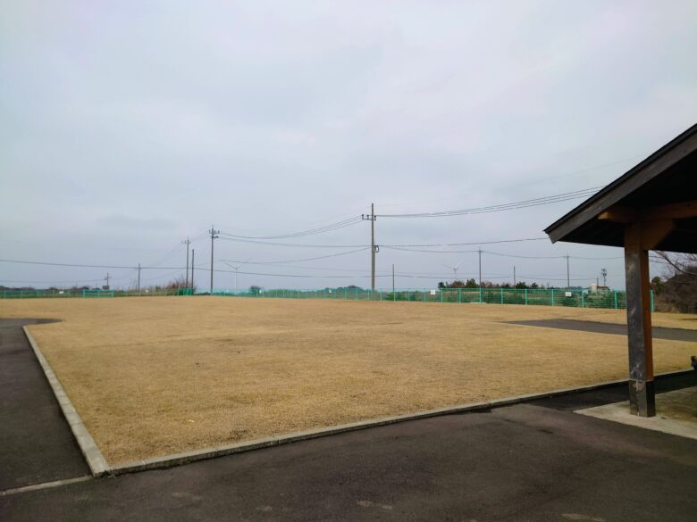 あわら夢ぐるま公園で見る夕日とひまわり