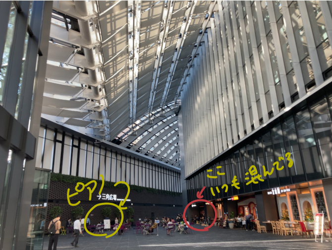 ストリートピアノ 三角ピアノ＠新宿住友ビルてるみん ～エンターテインメントな日々～