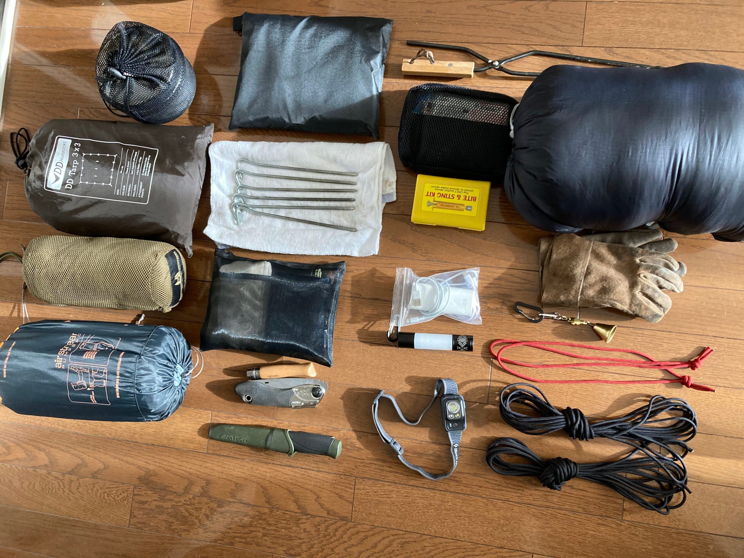 ソロキャンプ用品セット売り まとめ売り 初心者向きソロキャンプの道具大全集！10