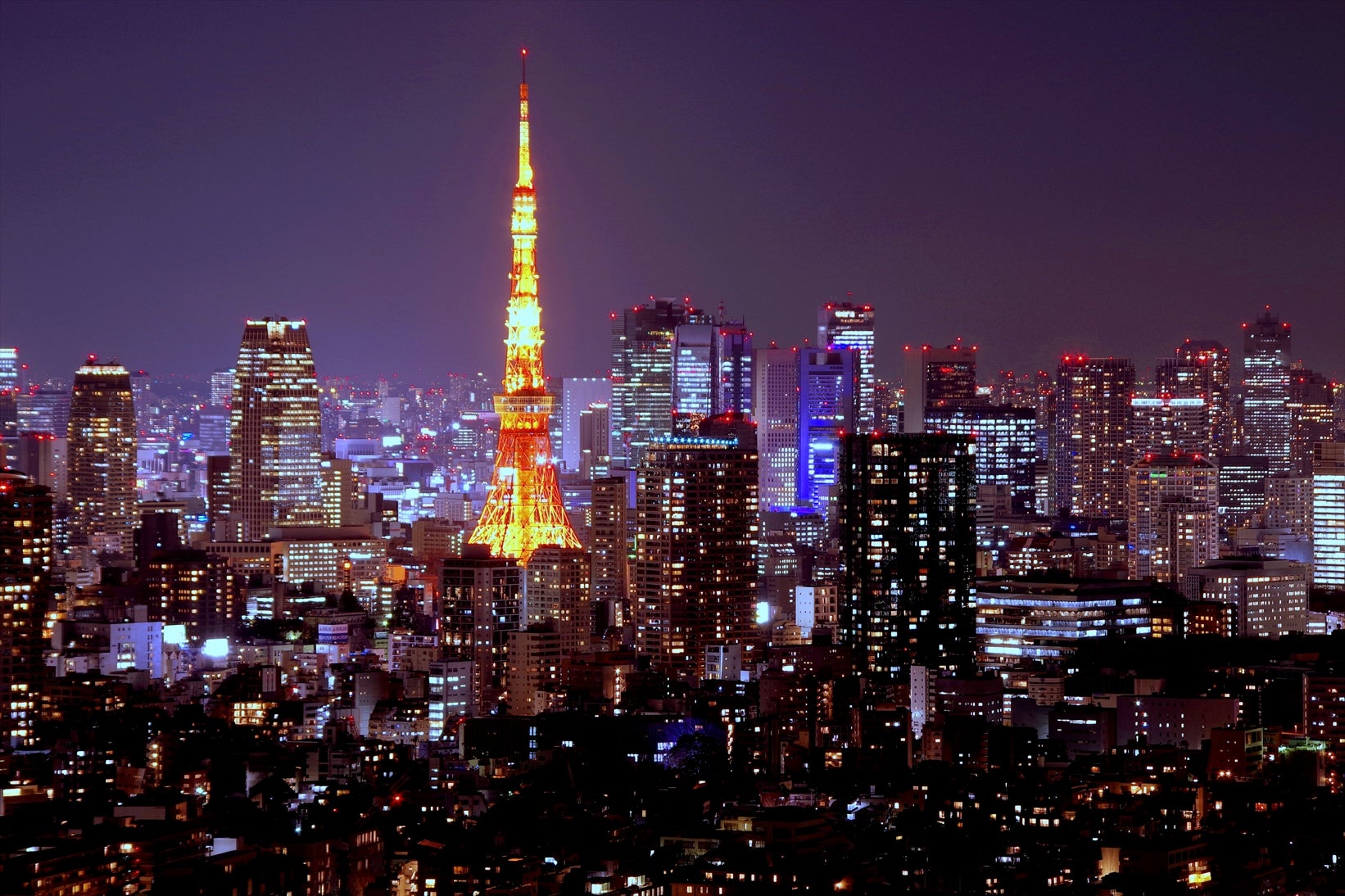 大都会東京の美しい夜景の写真・画像素材-Snapmart スナップマート