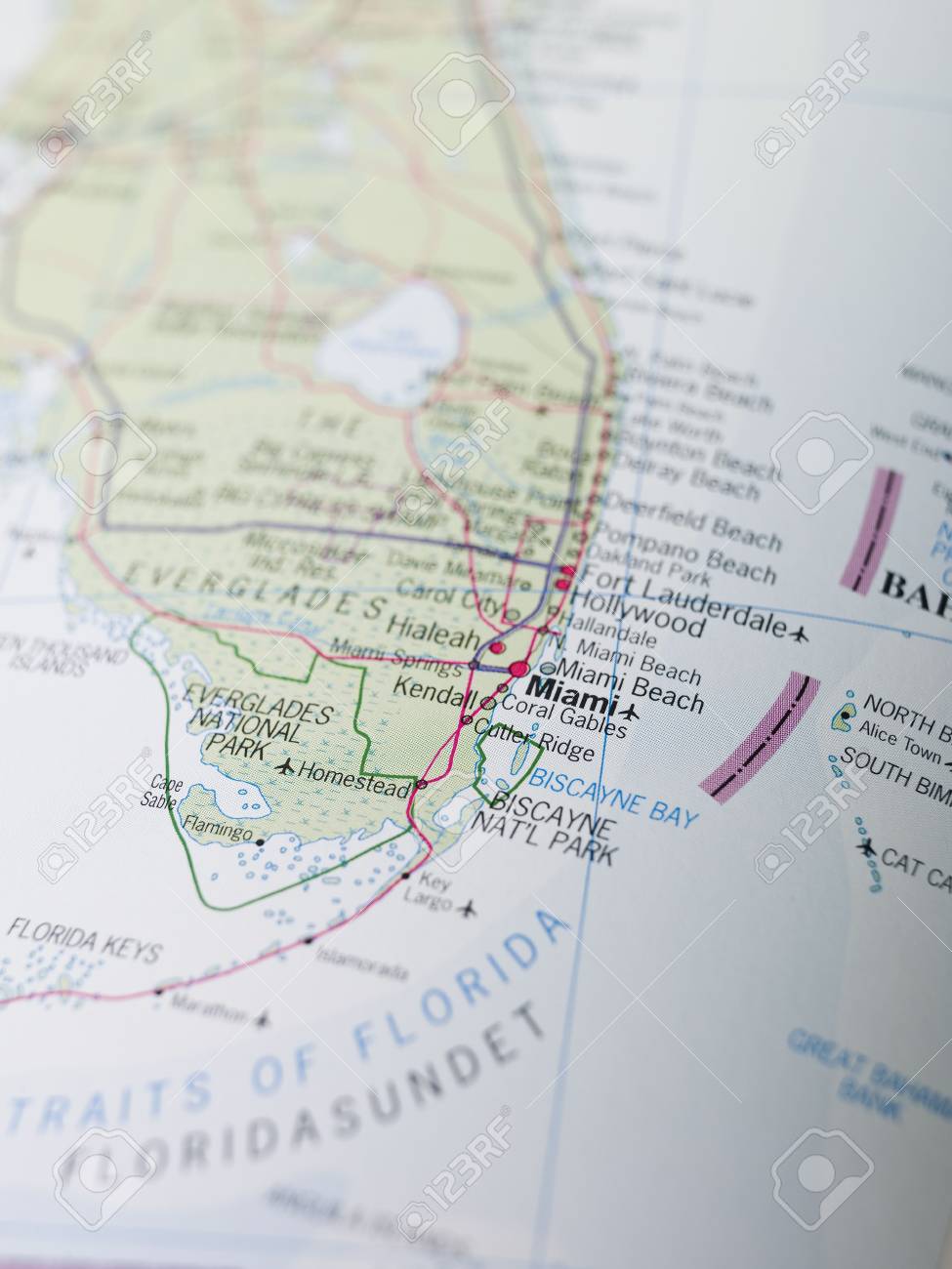 マイアミビーチ in FloridaWalking Map