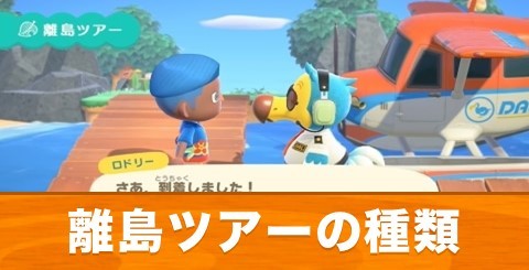 あつ森 離島ツアーの種類一覧とレア島の行き方 あつまれどうぶつの森-