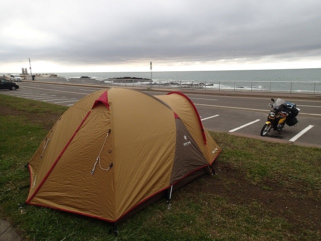 北海道無料キャンプ場 黄金岬キャンプ場でどうまい連発!!贅沢キャンプ飯23 カブトレーラー旅2024