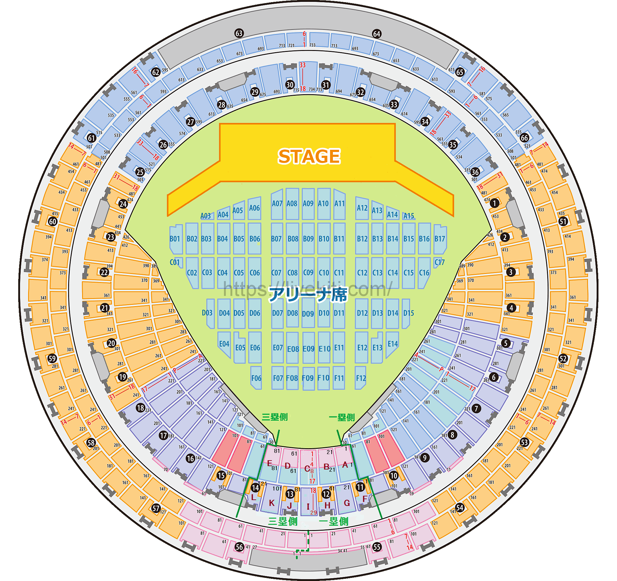 京セラドーム注釈付き指定席の見え方！最適な座席選びと体験談推し活座席ナビ
