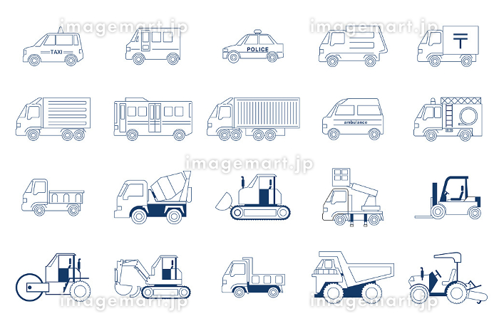 ピクトグラム・サイン 斜面 車 車両 上り坂