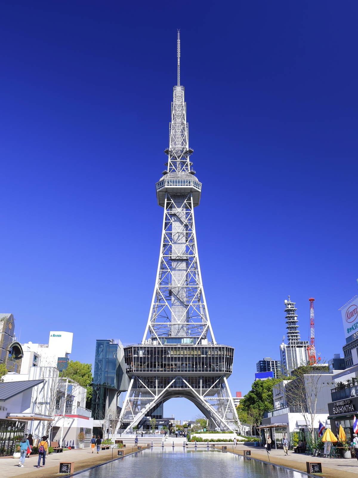 26年アジア大会へライトアップ 名古屋テレビ塔、19日まで毎日新聞