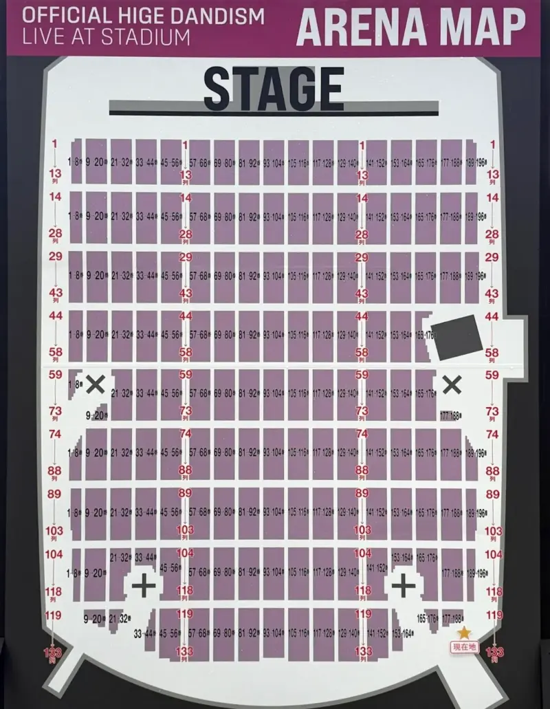 日産スタジアム座席表とライブの見え方！アリーナ スタンド1階2階席も！Rizz