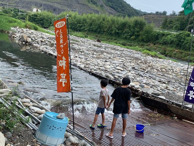 矢作川の清流、鮎料理と五平餅の「澄ヶ瀬やな」