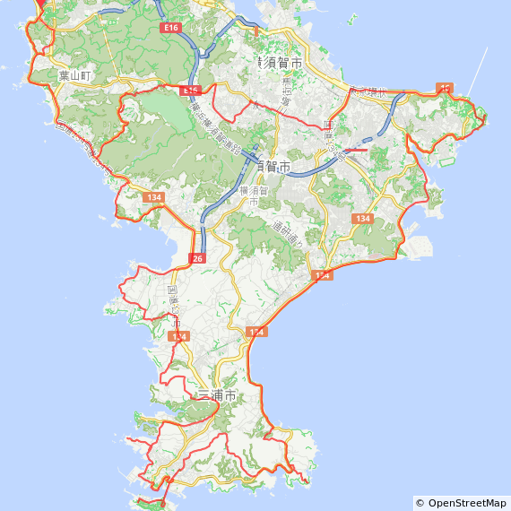 三浦半島海岸線めぐり - 自転車旅CAFE