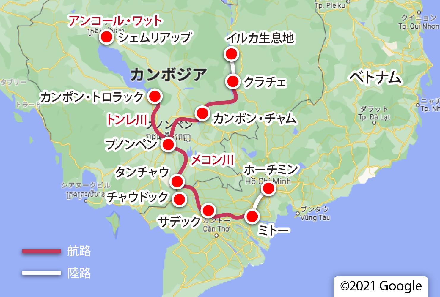 ラオス河川地図 - 旅行のとも、ZenTech