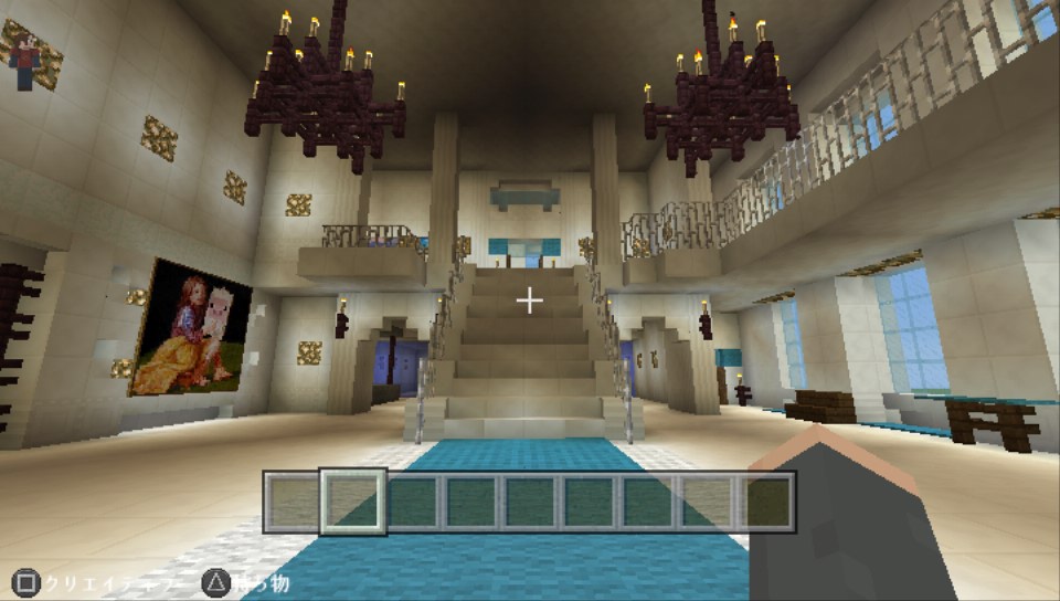 家の横に階段があるタイプの二階建てハウスを作ってみた。 マイクラ街づくり