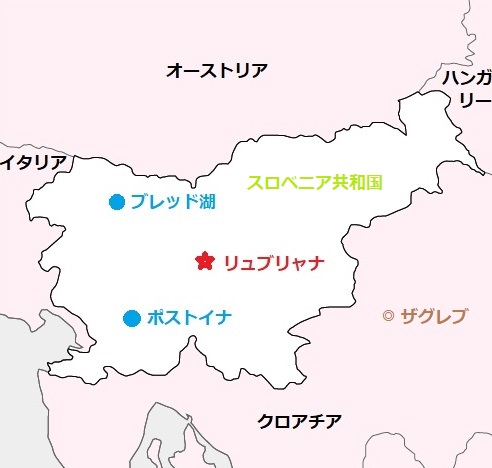 スロベニア地図のイラスト素材・ベクター Image 39833638