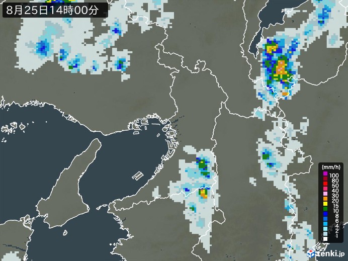 大阪の雨雲レーダー 予想60時間- ウェザーニュース