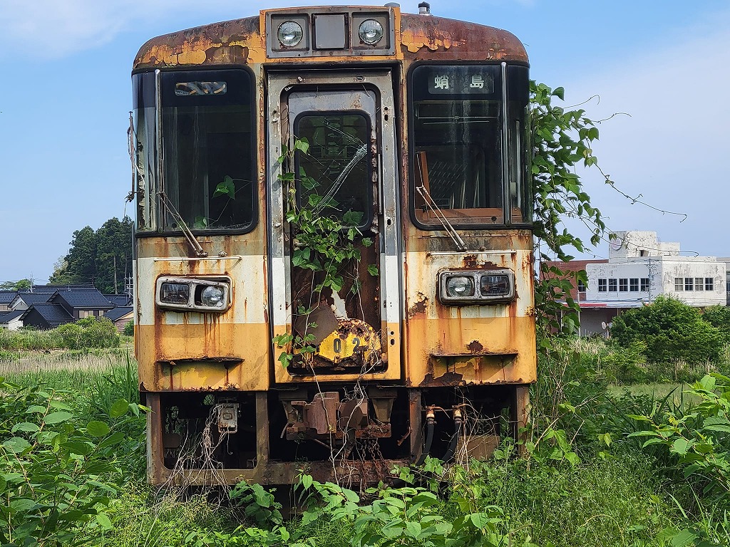 のと鉄道蛸島駅跡モトスポット